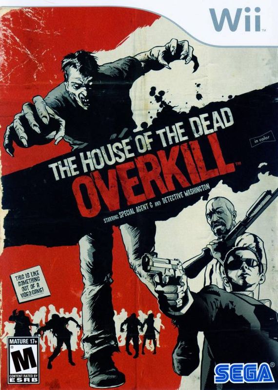 The House of the Dead Overkill box art for Wii